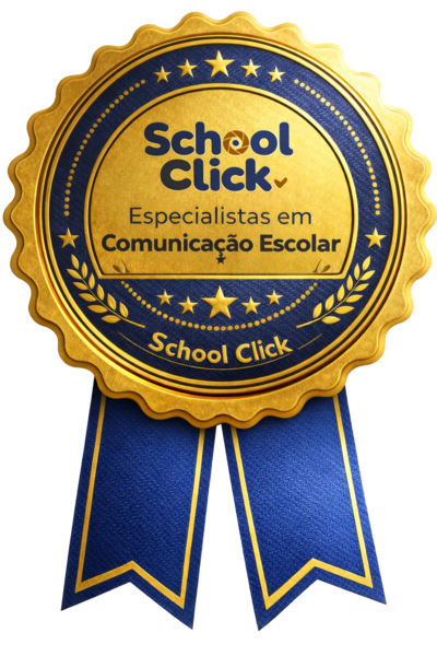 Selo SchoolClick, especialistas em comunicação escolar